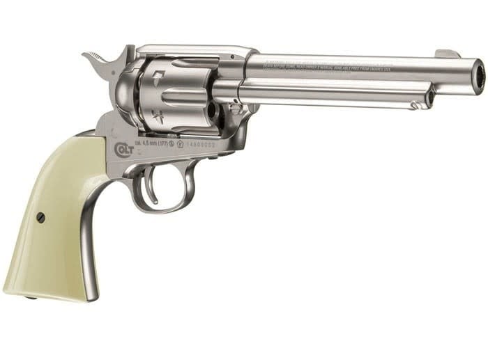 Colt Peacemaker SAA BB Revolver BB - Nickel Finish