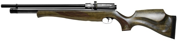 Air Arms S510 FAC S/L Carbine Super-Lite .22 Cal, Hunter Green Stock
