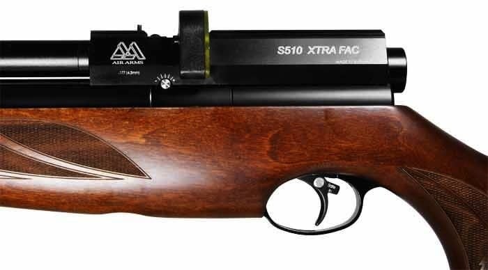Air Arms S510 Extra FAC S/L Super-Lite .25 Cal, Ambi Stock