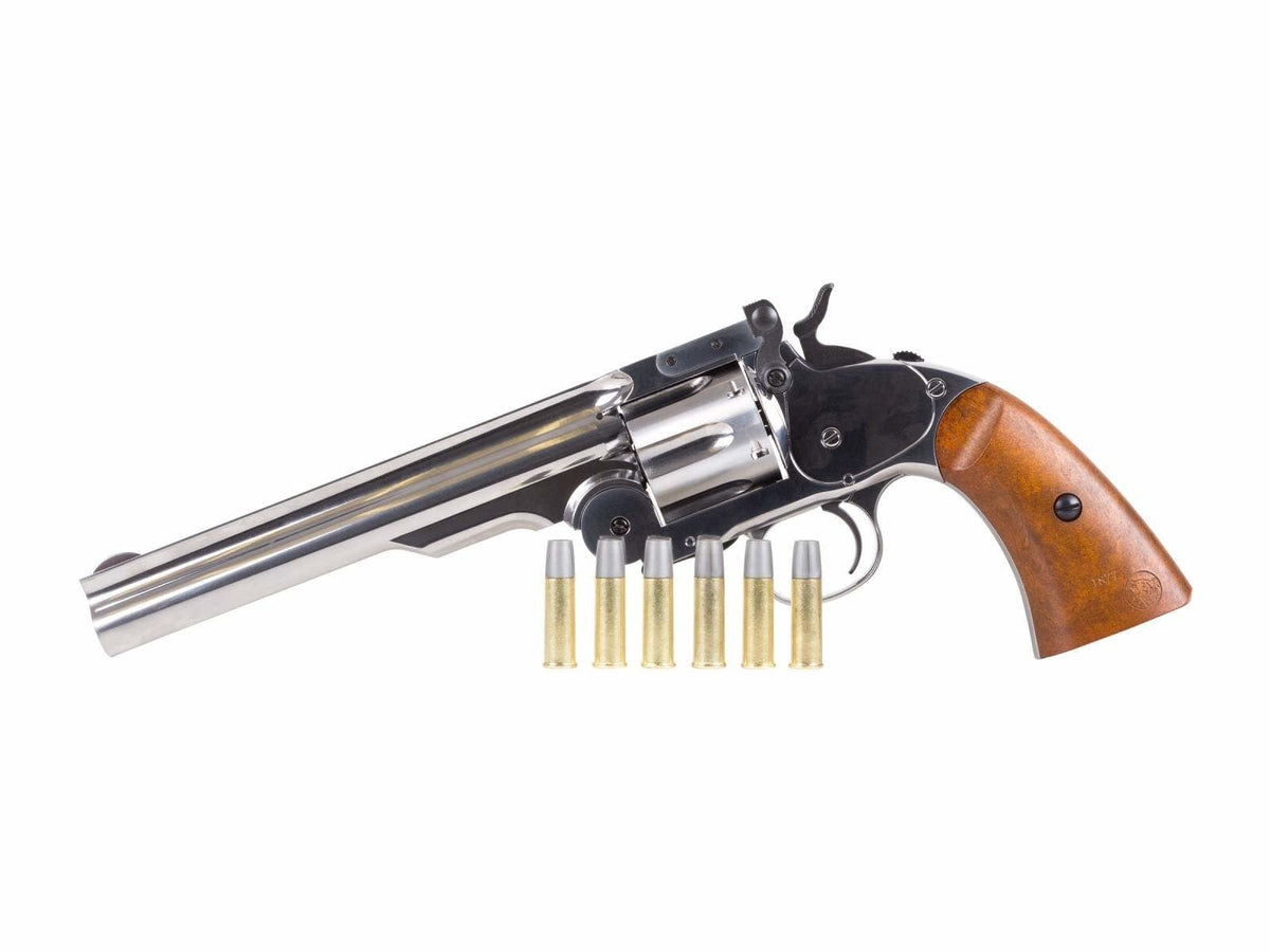 Barra Schofield No.3 BB Revolver - Nickel Finish