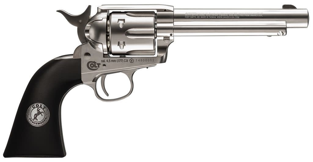 Colt Peacemaker SAA Nickel - Pellet Version .177 Cal