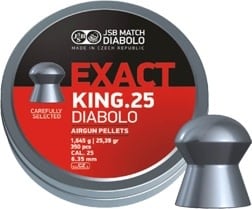 JSB Match Diabolo Exact King .25 Cal, 25.39gr - 350ct