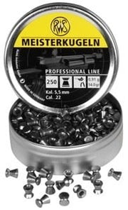 RWS Meisterkugeln Professional Line .22 Cal, 14.0gr