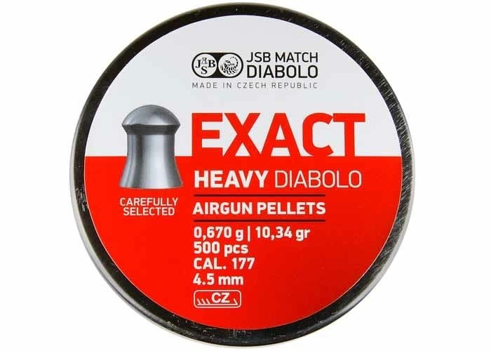 JSB Match Diabolo Exact Heavy .177 Cal, 10.34gr