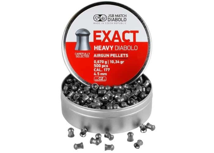 JSB Match Diabolo Exact Heavy .177 Cal, 10.34gr