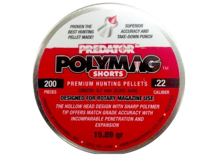 Predator Polymag Shorts .22 Cal