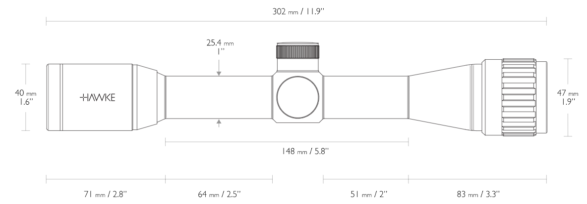 Vantage 4x32 AO Mil-Dot
