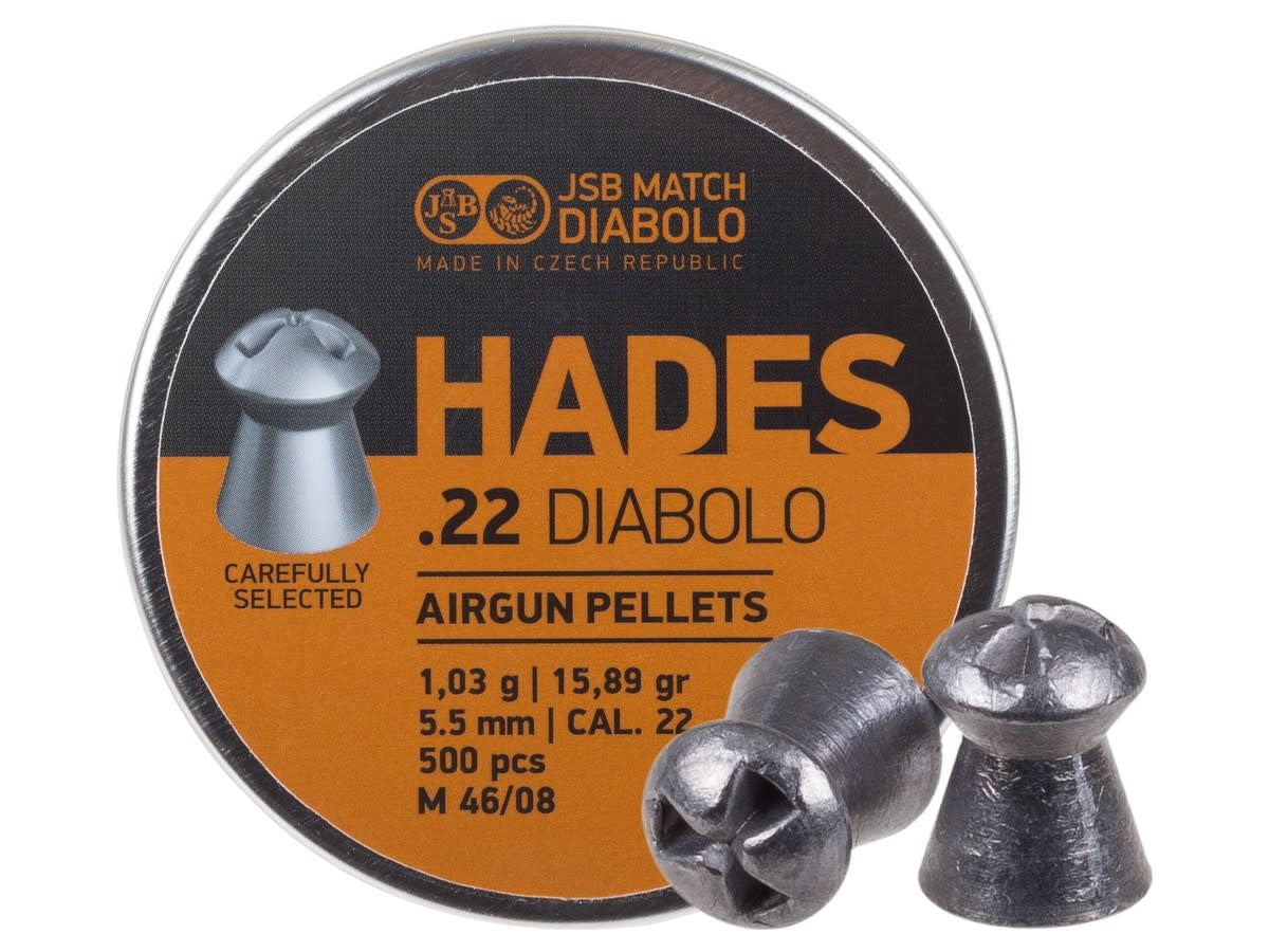 JSB Hades .22 Cal, 15.89gr - 500ct