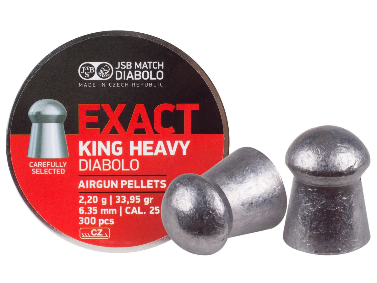 JSB Exact King Heavy .25 Cal, 33.95gr - FIRST GEN