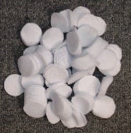 Patchworm 7/8" Cleaning Patches - 500ct