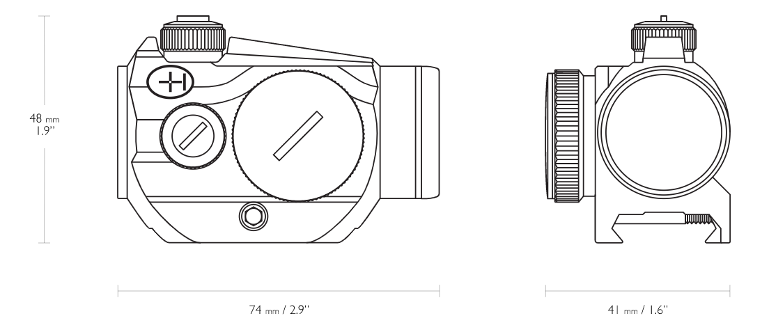Hawke Vantage Red Dot 1x20 Weaver Mount