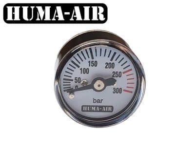 25mm Round Pressure Gauge - 250 BAR