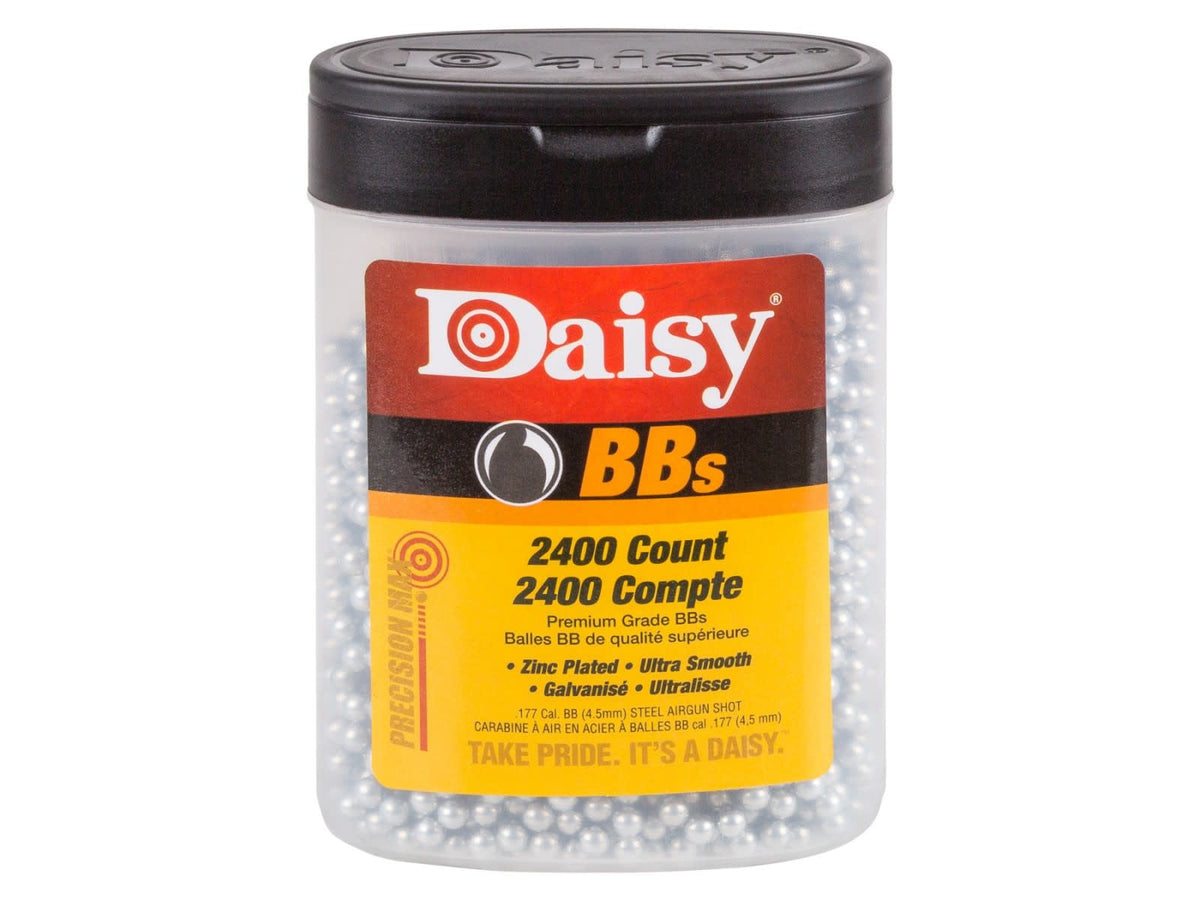 Daisy 2400ct Zinc Plated Steel BBs .177 Cal