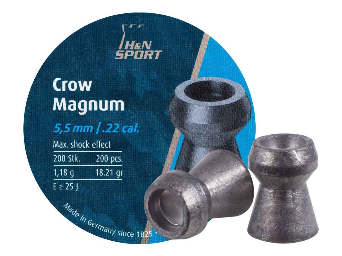 H&N Crow Magnum .22 Cal, 18.21gr