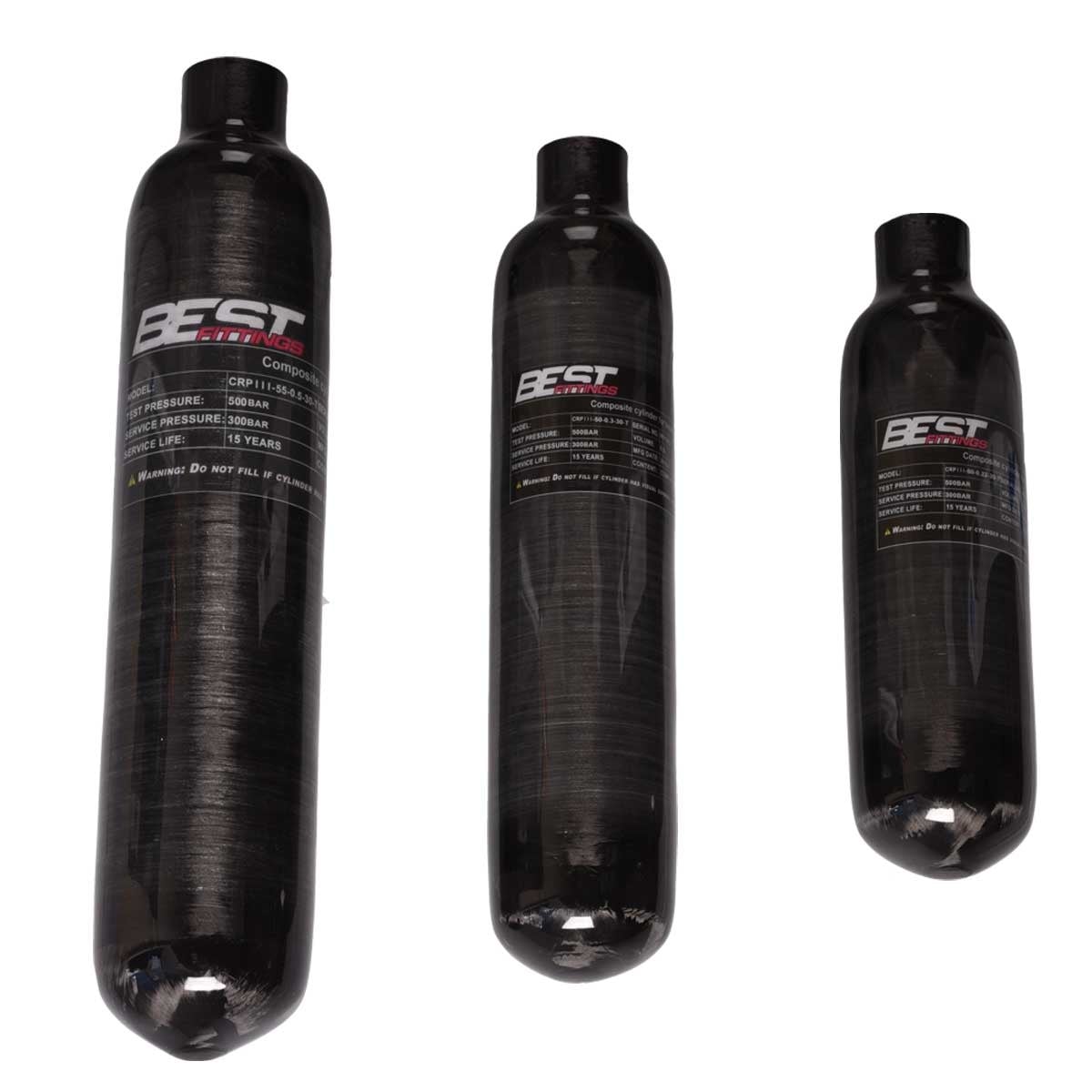 300BAR Carbon Fibre Buddy Bottles – BARE No Valve