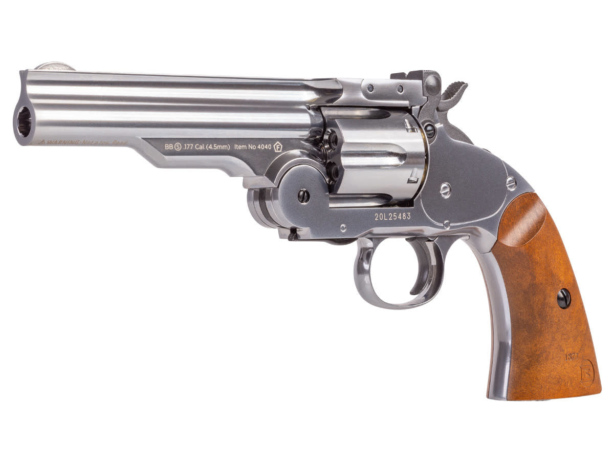Schofield No. 3 BB Revolver - 5" Barrel - Chrome