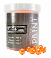 Paintball - Orange - 250 ct .50 Cal