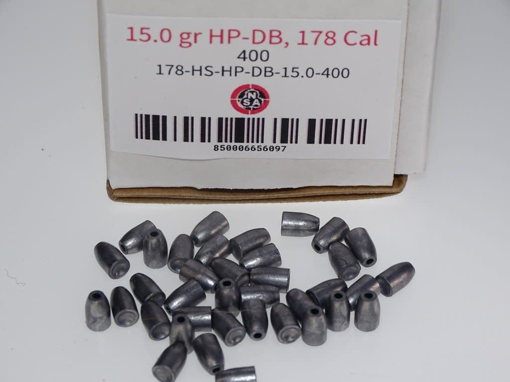 NSA .177 Cal HP Slug - 15.0gr - 400ct