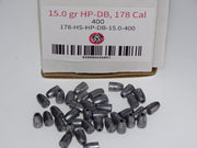 NSA .177 Cal HP Slug - 15.0gr - 400ct