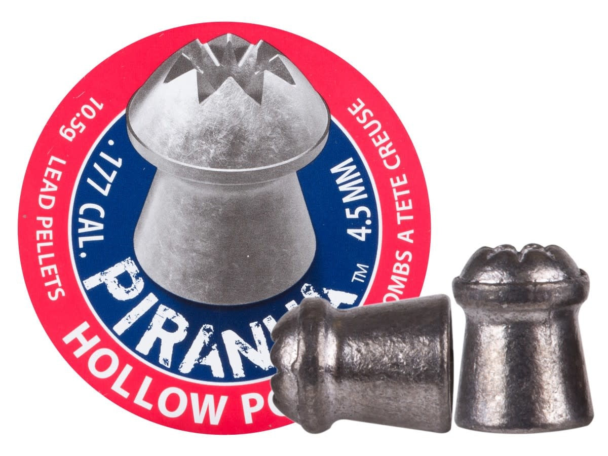 Premier Piranha Hollowpoint .177 Cal, 10.5gr