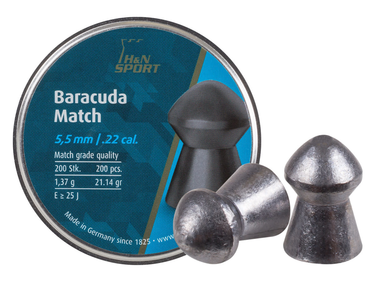 Baracuda Match .22 Cal, 21.14gr - 5.51mm Head Size