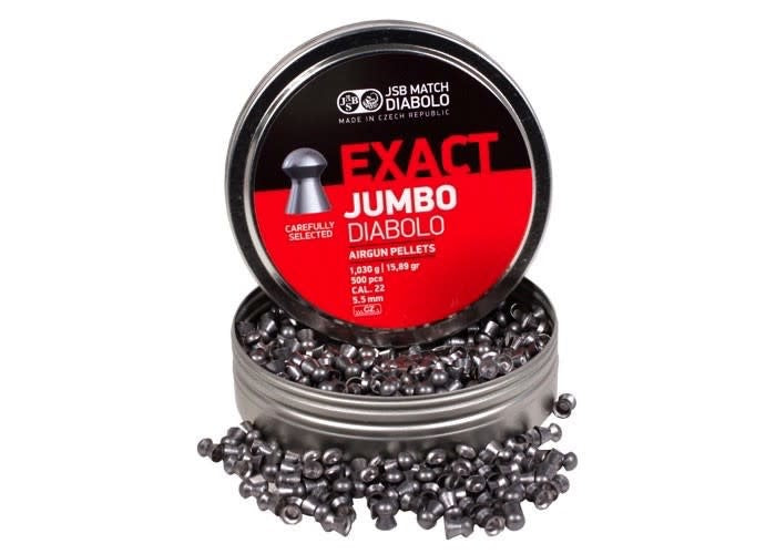 JSB Exact Jumbo .22 Cal - 15.89gr - 500ct -