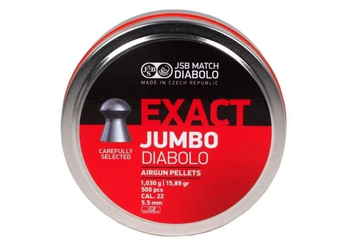 JSB Exact Jumbo .22 Cal - 15.89gr - 500ct -