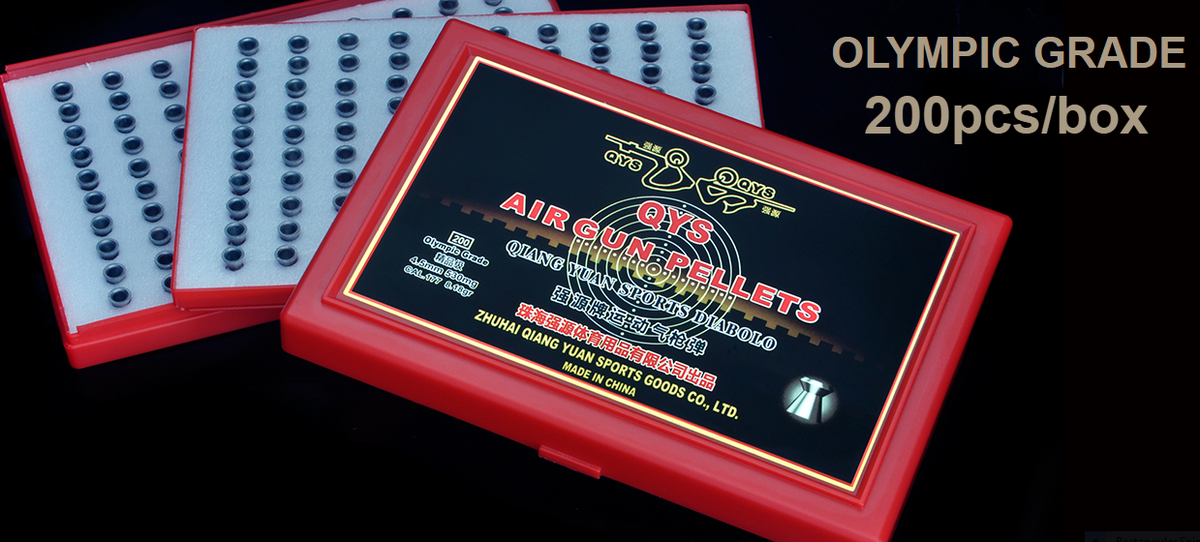 QYS Olympic Red .177 Cal - 8.18gr - 4.50mm