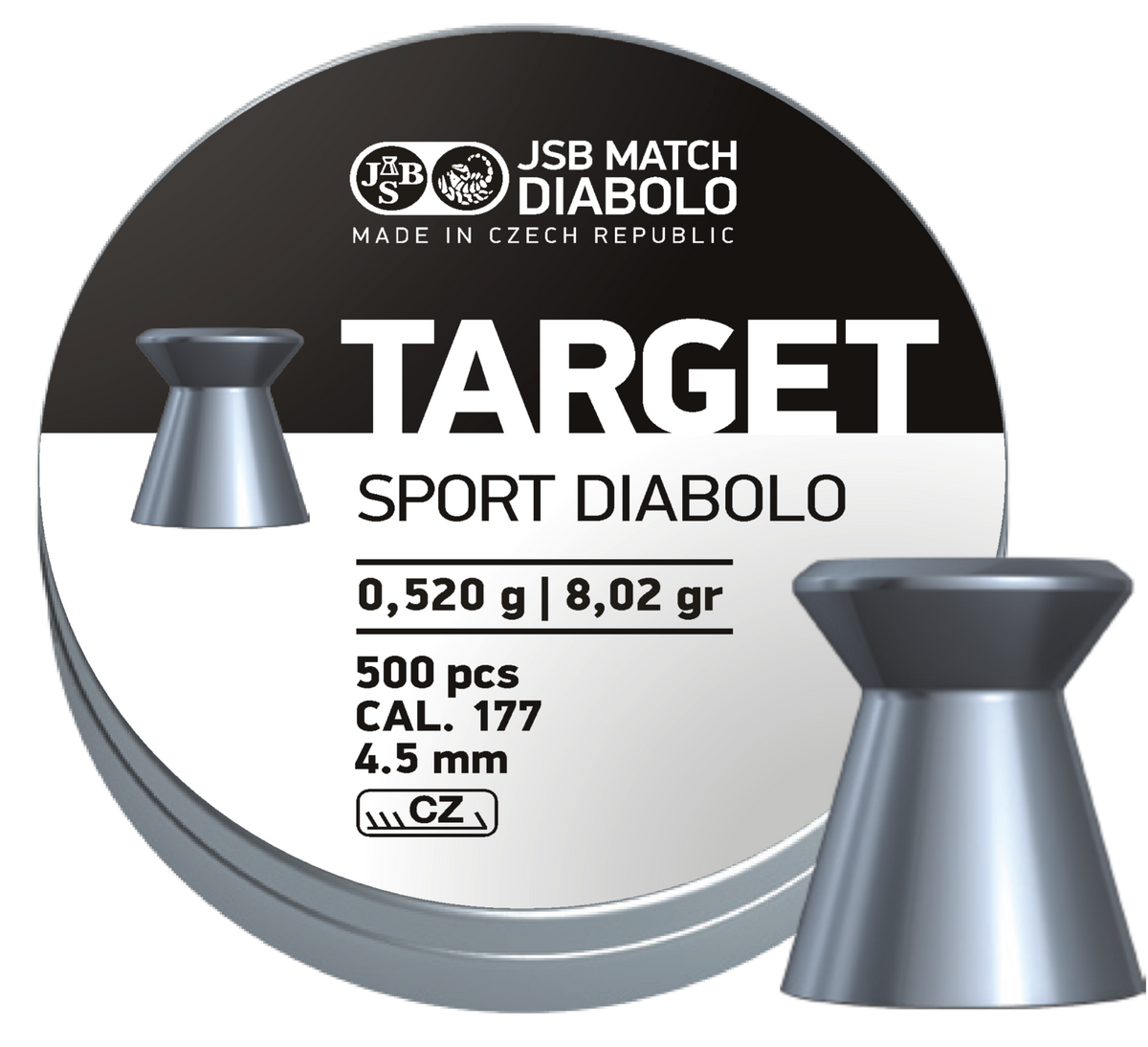 JSB Diabolo Target Sport .177 Cal, 8.02 gr