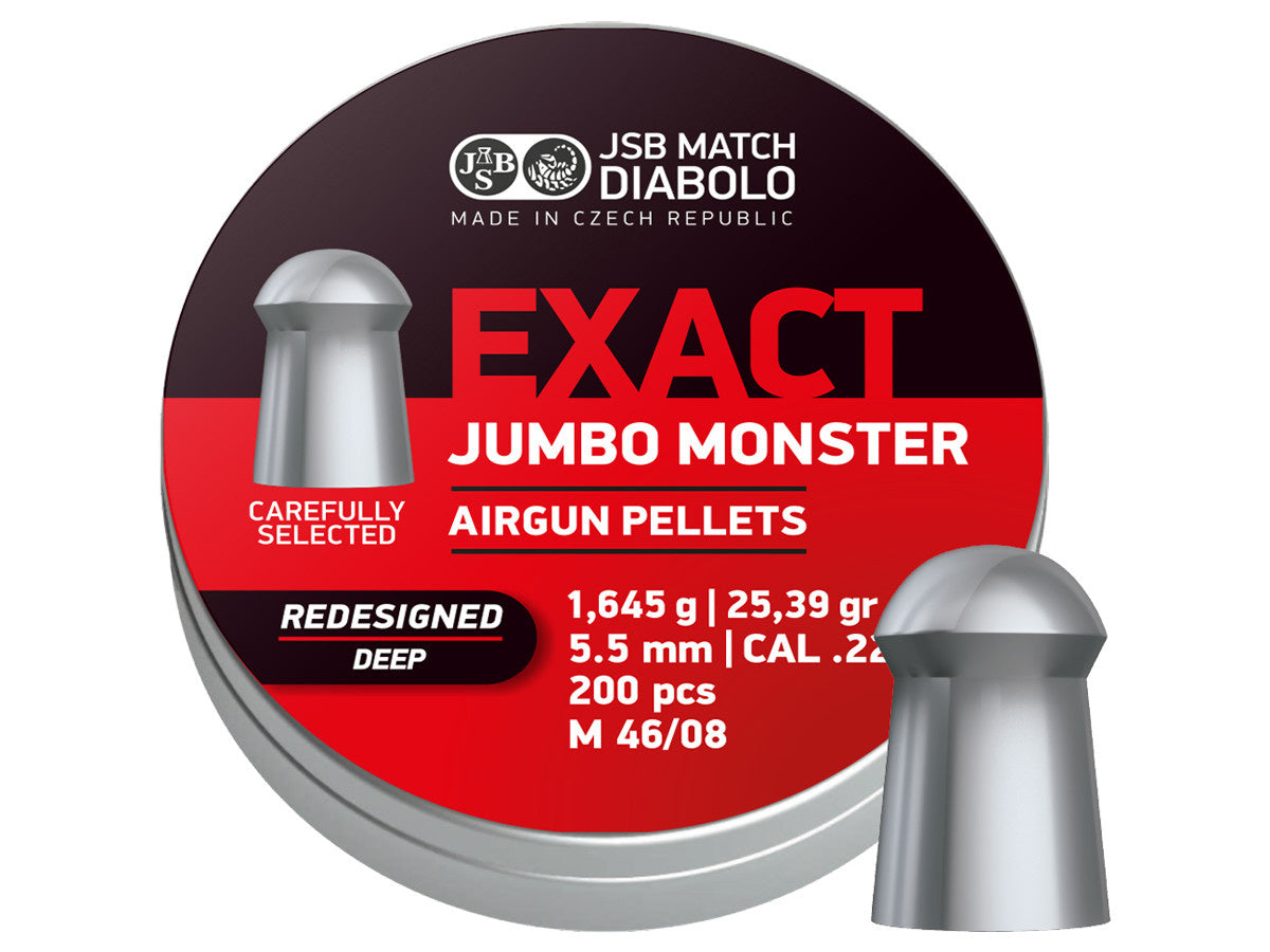 Redesigned Jumbo Monster - DEEP SKIRT .22 Cal - 25.39gr