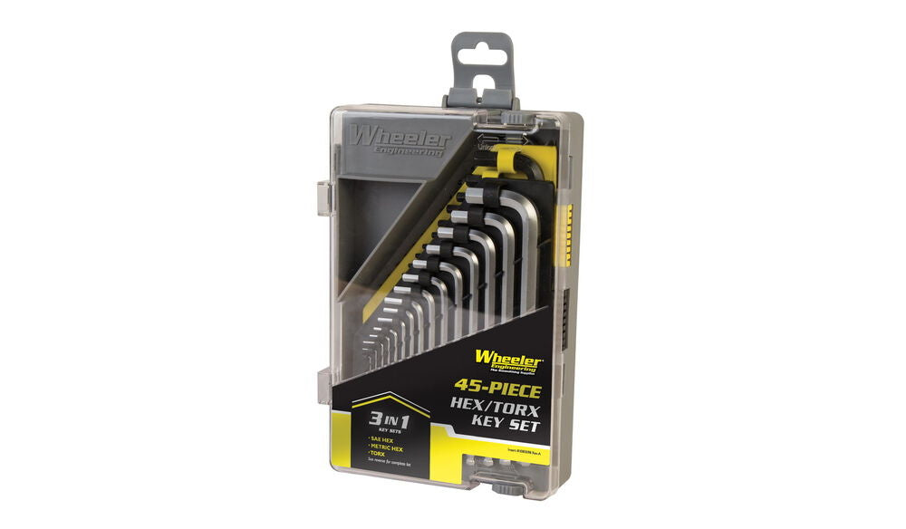 Wheeler 45pc SAE/Metric Hex & Torx Key Set