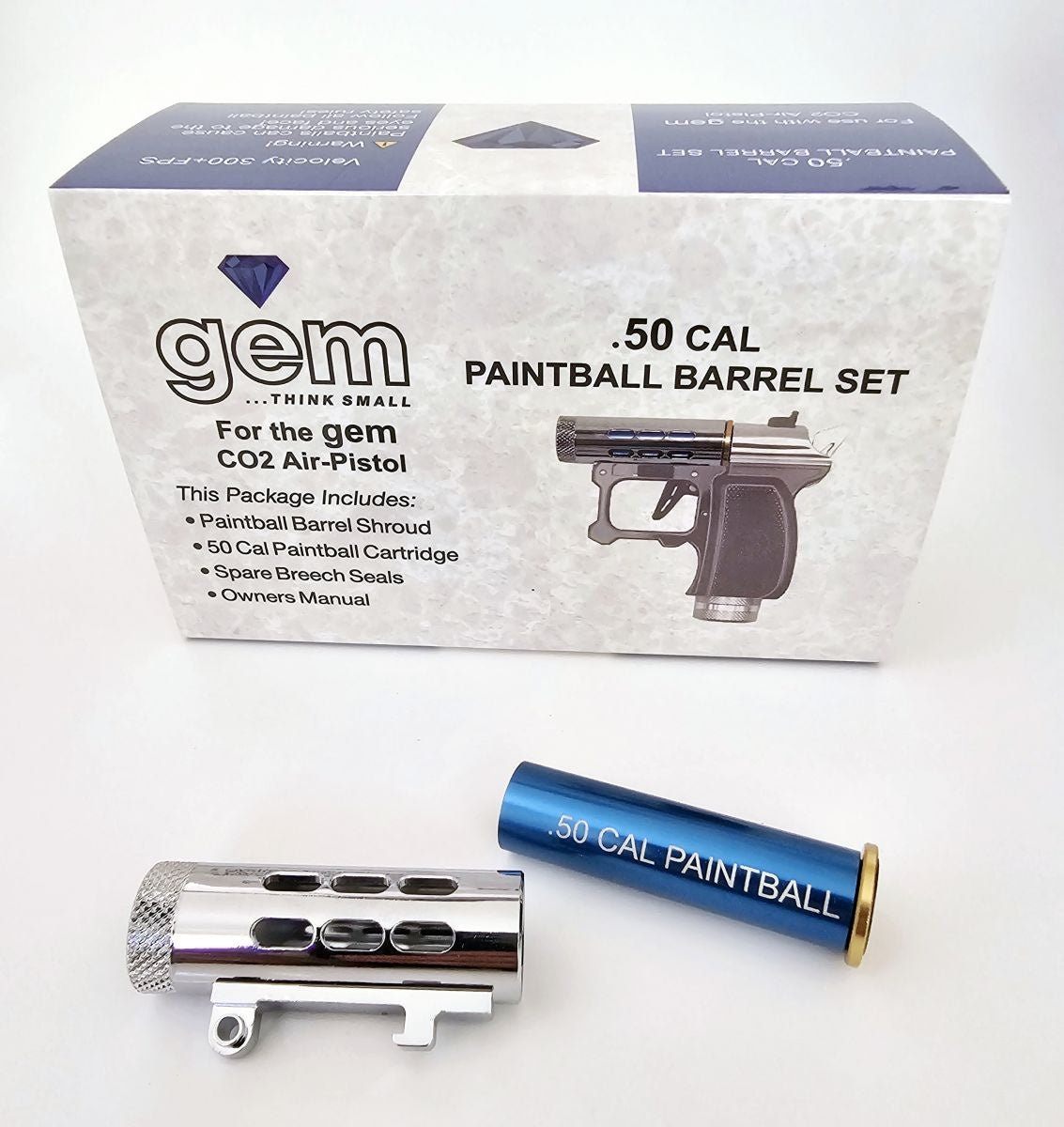.50 Cal Paintball Barrel Set for Gem CO2 Pistol