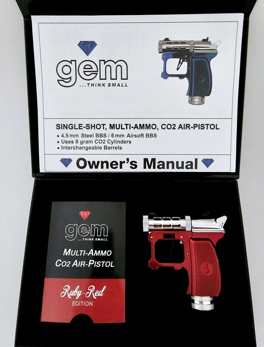 Gem CO2 Air Pistol - Red Sapphire Edition