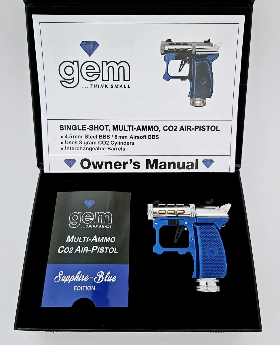 Gem CO2 Air Pistol - Blue Sapphire Edition