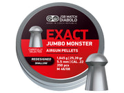 Redesigned Jumbo Monster - SHALLOW Skirt .22 Cal - 25.39gr