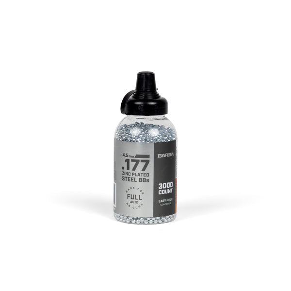 Zinc Plated .177 Cal Steel BBs - 3000ct