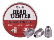 Dead Center Precision Hollowpoint Slugs .30 Cal, 63.27gr, 80ct