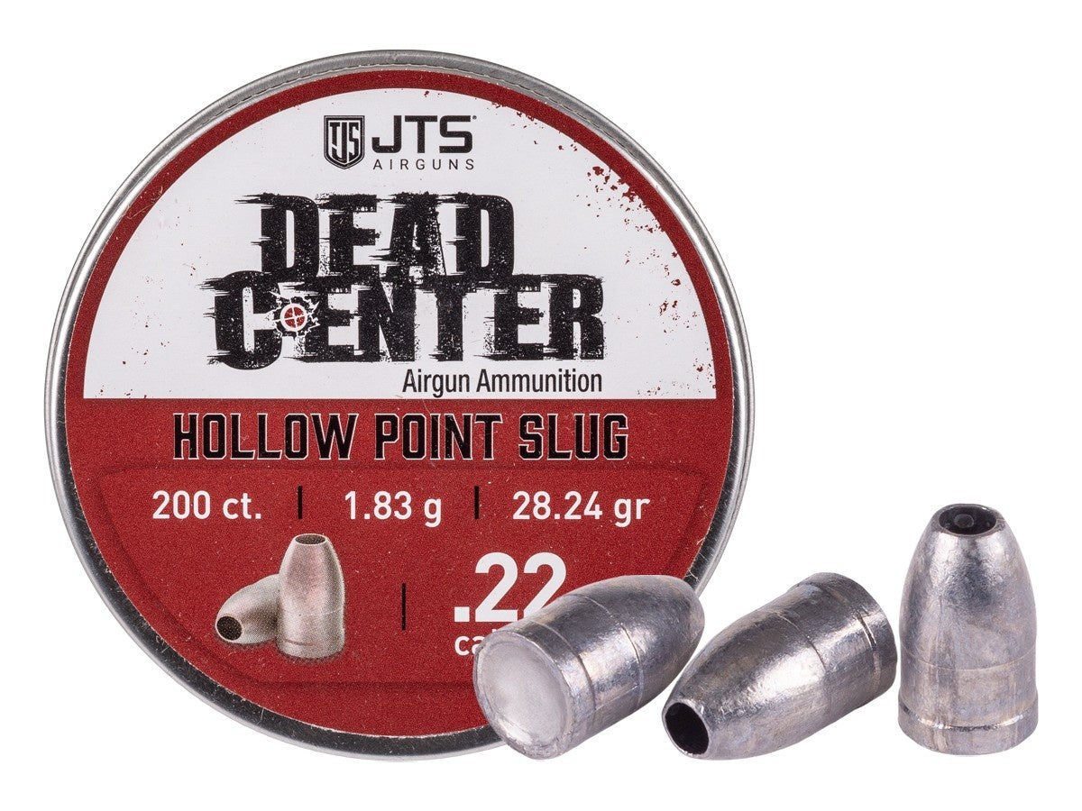 Dead Center Precision Hollowpoint Slugs .22 Cal, 28.24gr, 200ct