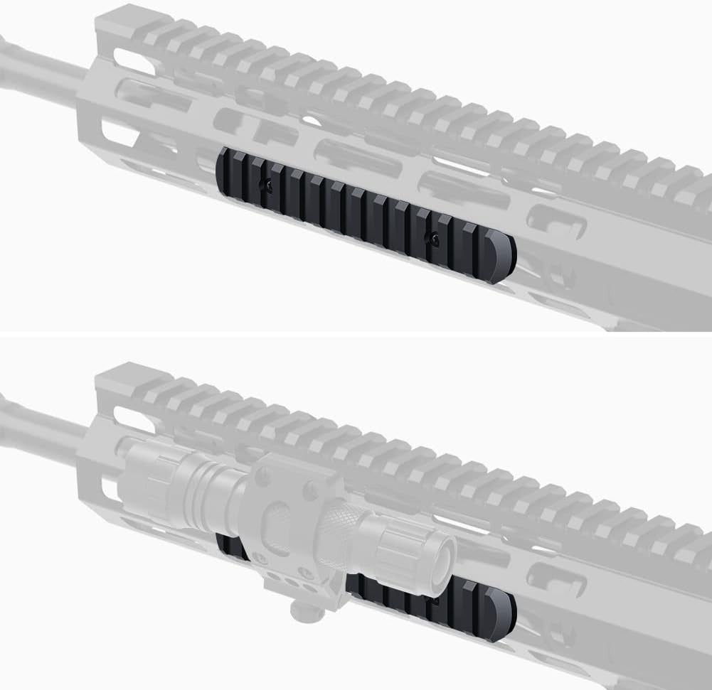 M-Lok Picatinny Rails - 3pcs