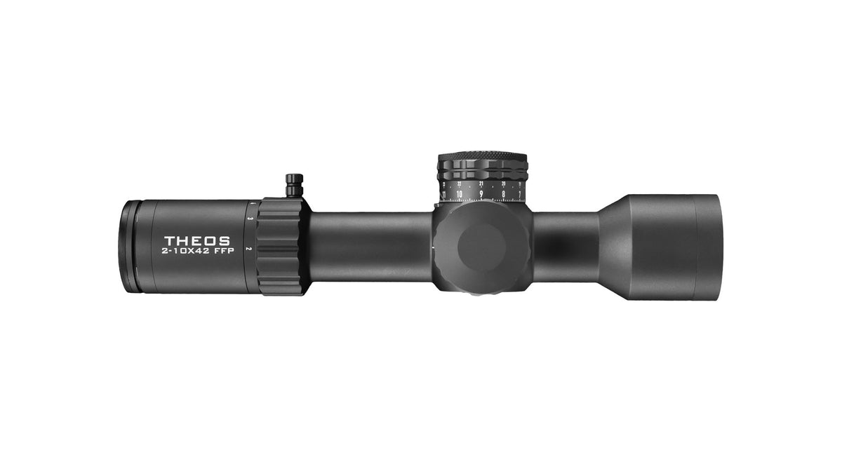 Theos 2-10x42 FFP MRAD-1D - BLACK