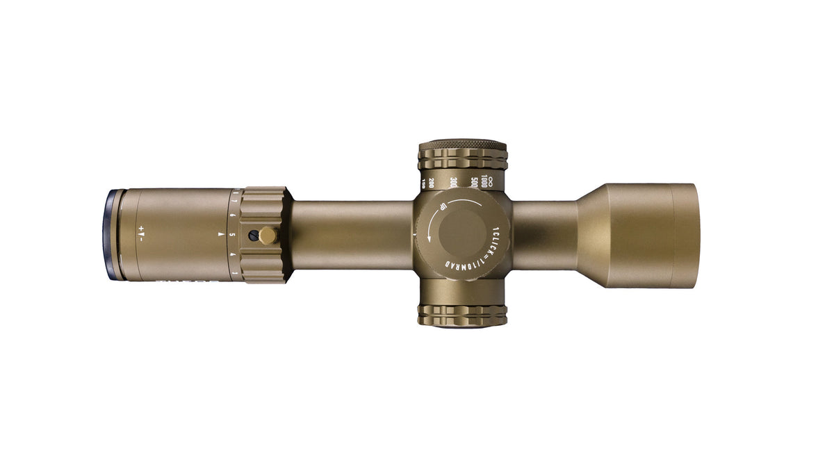 Theos 2-10x42 FFP  MRAD MPR-1D - FDE