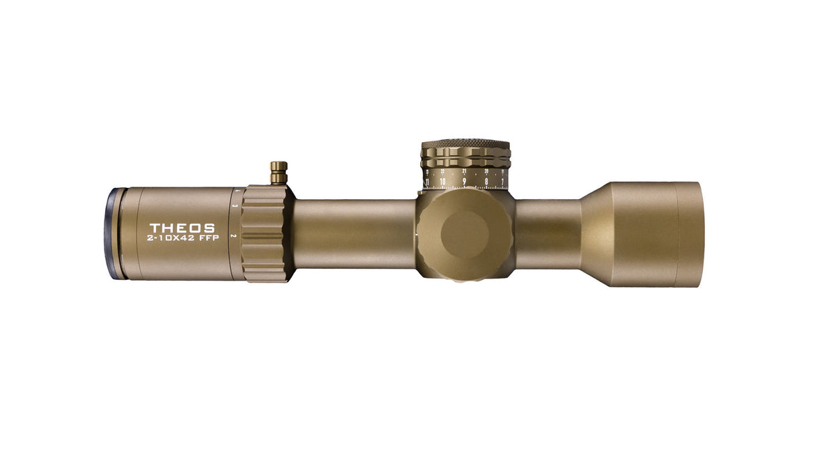 Theos 2-10x42 FFP  MRAD MPR-1D - FDE