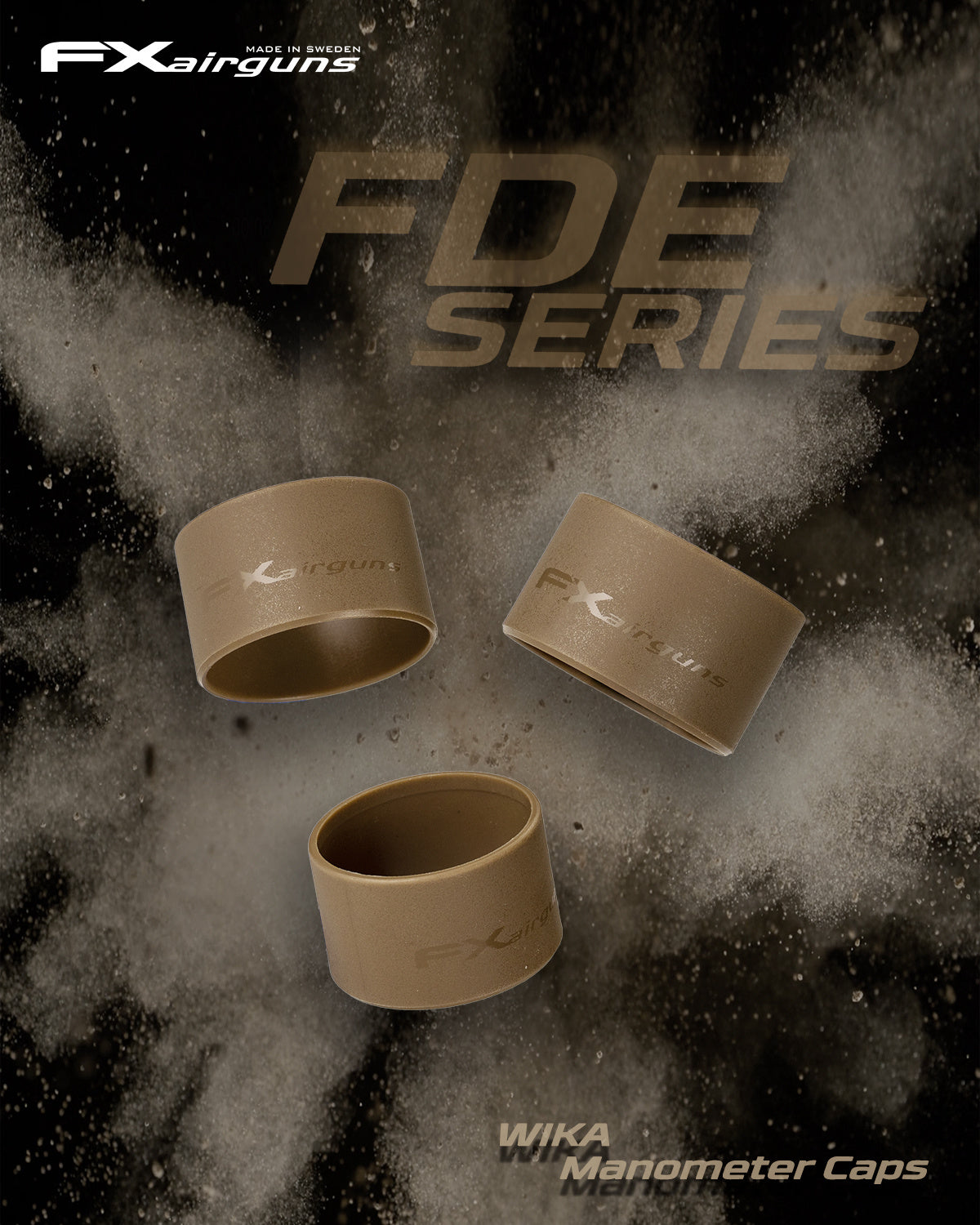 Sleeve for Manometer (28mm Gauge) FDE 2pk