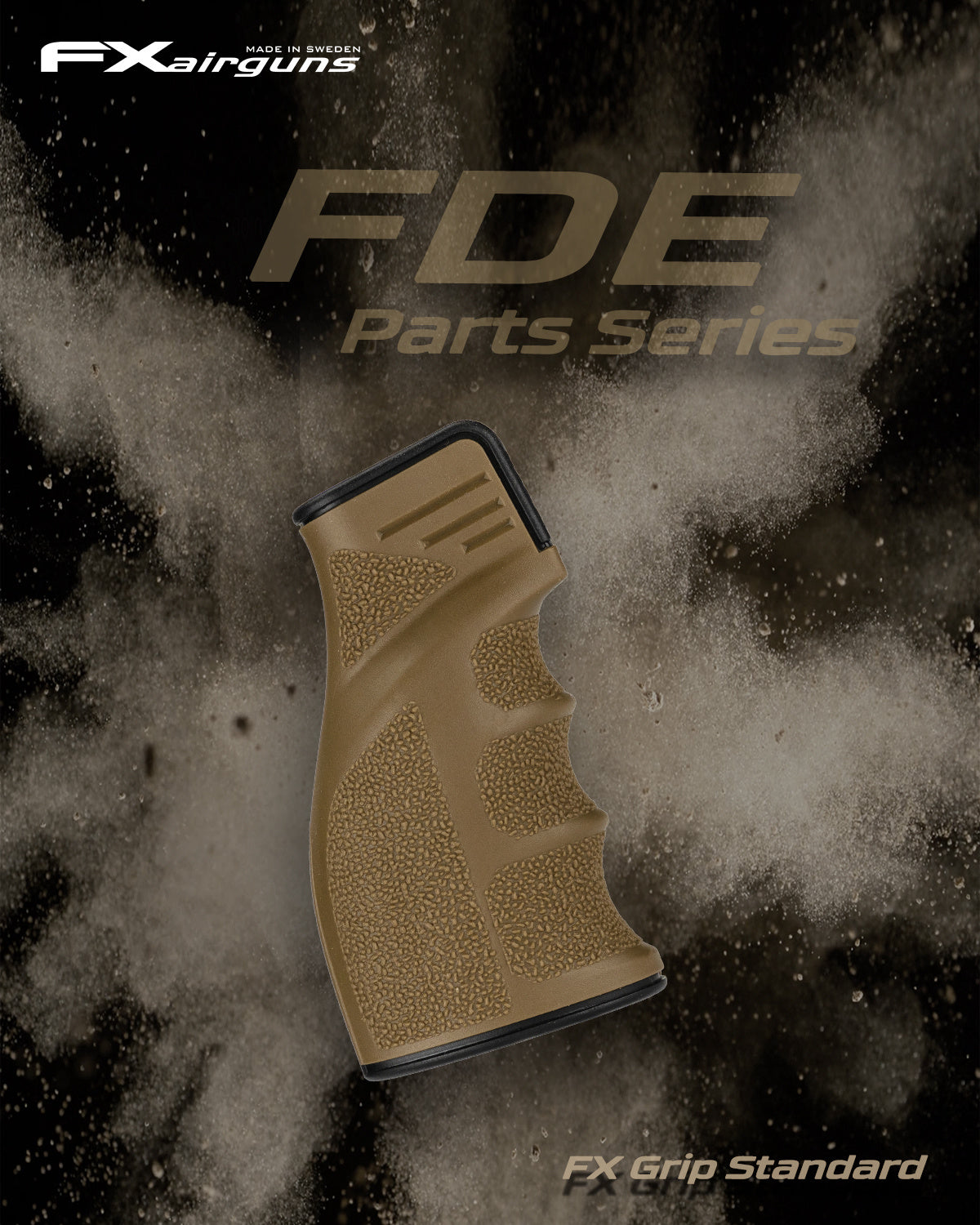 Grip Leopard Rubberized FDE