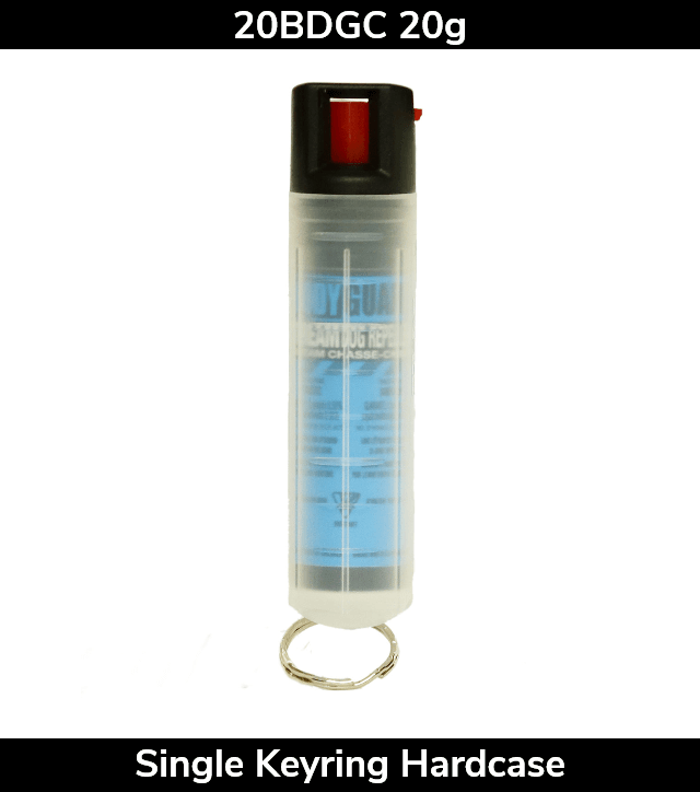 Bodyguard Dog Repellent - Single Keyring - 20g