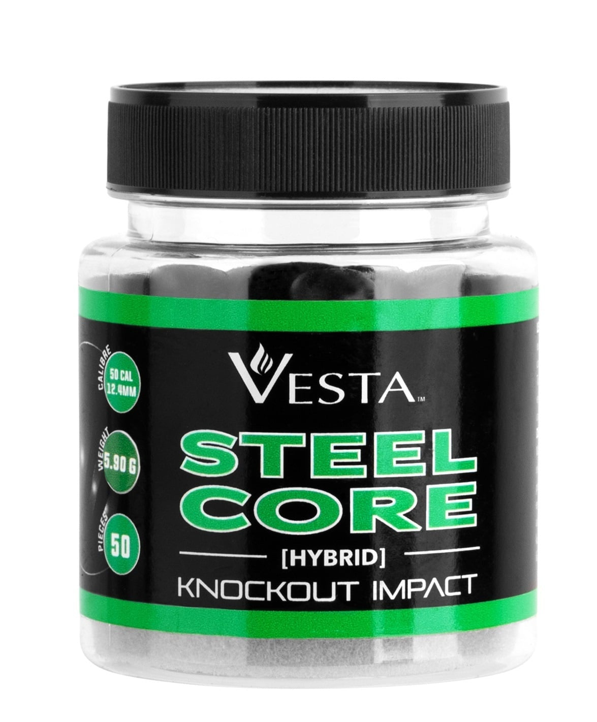 Steel Core - Knockout Impact Balls .50 Cal - 50ct