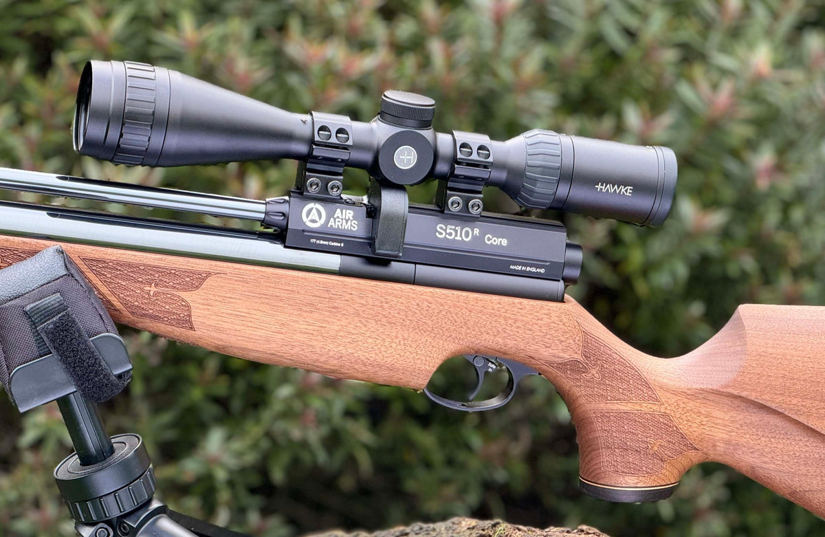 Air Arms S510 Core .22 Cal - Walnut - Right Hand - 495 FPS